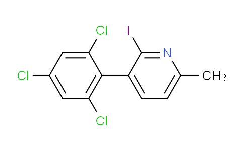 2-Iodo-6-methyl-3-(2,4,6-trichlorophenyl)pyridine