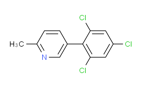 2-Methyl-5-(2,4,6-trichlorophenyl)pyridine