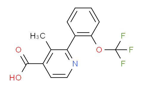 AM29245 | 1261767-77-4 | 3-Methyl-2-(2-(trifluoromethoxy)phenyl)isonicotinic acid