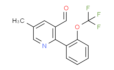 AM29257 | 1261782-32-4 | 5-Methyl-2-(2-(trifluoromethoxy)phenyl)nicotinaldehyde