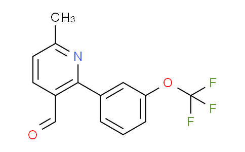 6-Methyl-2-(3-(trifluoromethoxy)phenyl)nicotinaldehyde