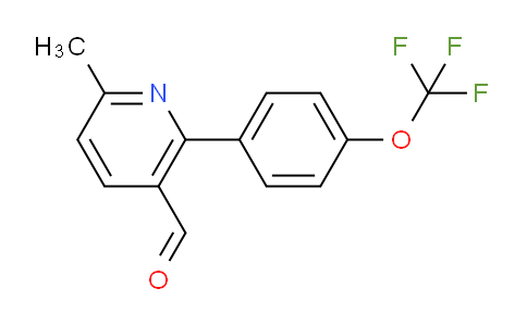 6-Methyl-2-(4-(trifluoromethoxy)phenyl)nicotinaldehyde