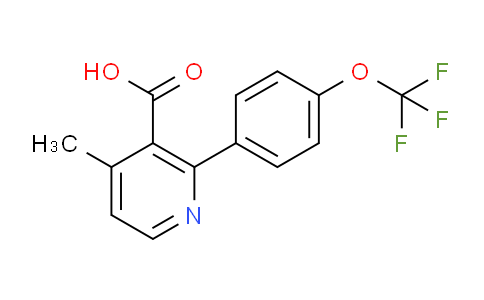 4-Methyl-2-(4-(trifluoromethoxy)phenyl)nicotinic acid