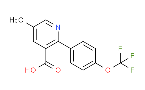 5-Methyl-2-(4-(trifluoromethoxy)phenyl)nicotinic acid