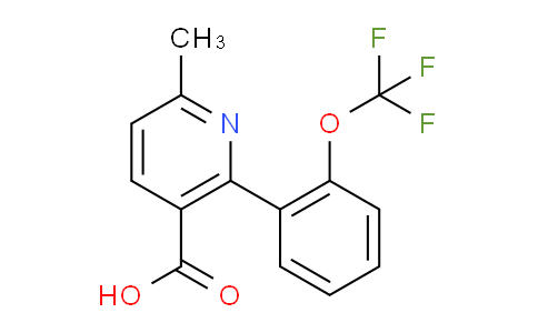 6-Methyl-2-(2-(trifluoromethoxy)phenyl)nicotinic acid