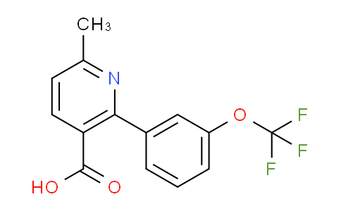 6-Methyl-2-(3-(trifluoromethoxy)phenyl)nicotinic acid