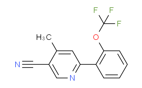 AM29278 | 1261749-48-7 | 4-Methyl-6-(2-(trifluoromethoxy)phenyl)nicotinonitrile