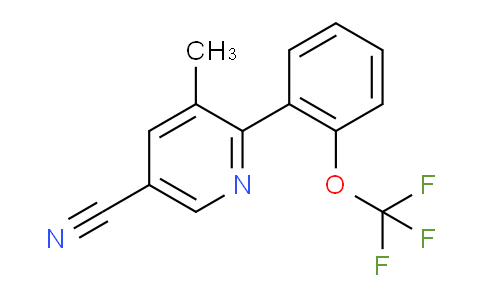 AM29281 | 1261798-59-7 | 5-Methyl-6-(2-(trifluoromethoxy)phenyl)nicotinonitrile