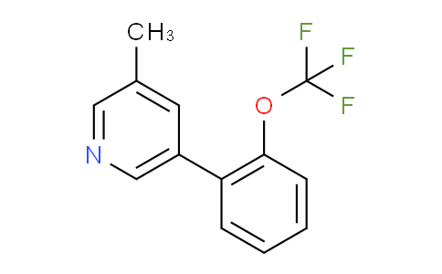 3-Methyl-5-(2-(trifluoromethoxy)phenyl)pyridine