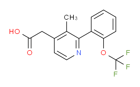 AM29322 | 1261663-76-6 | 3-Methyl-2-(2-(trifluoromethoxy)phenyl)pyridine-4-acetic acid