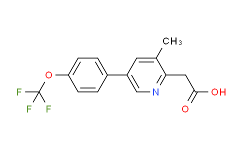 AM29327 | 1261798-62-2 | 3-Methyl-5-(4-(trifluoromethoxy)phenyl)pyridine-2-acetic acid