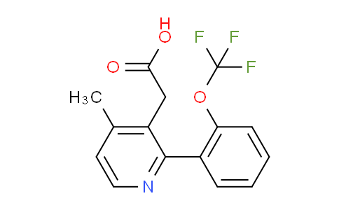 AM29328 | 1261451-22-2 | 4-Methyl-2-(2-(trifluoromethoxy)phenyl)pyridine-3-acetic acid