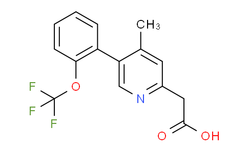 AM29334 | 1261749-84-1 | 4-Methyl-5-(2-(trifluoromethoxy)phenyl)pyridine-2-acetic acid