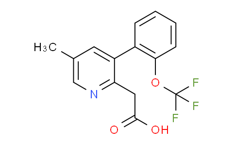 AM29343 | 1261749-90-9 | 5-Methyl-3-(2-(trifluoromethoxy)phenyl)pyridine-2-acetic acid