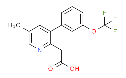 AM29344 | 1261832-02-3 | 5-Methyl-3-(3-(trifluoromethoxy)phenyl)pyridine-2-acetic acid