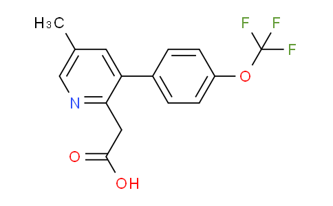 AM29345 | 1261798-66-6 | 5-Methyl-3-(4-(trifluoromethoxy)phenyl)pyridine-2-acetic acid