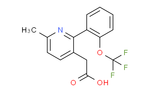 AM29346 | 1261838-43-0 | 6-Methyl-2-(2-(trifluoromethoxy)phenyl)pyridine-3-acetic acid