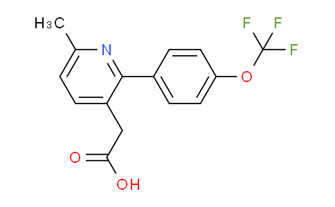AM29348 | 1261560-85-3 | 6-Methyl-2-(4-(trifluoromethoxy)phenyl)pyridine-3-acetic acid