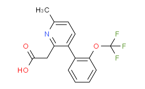 AM29349 | 1261882-18-1 | 6-Methyl-3-(2-(trifluoromethoxy)phenyl)pyridine-2-acetic acid