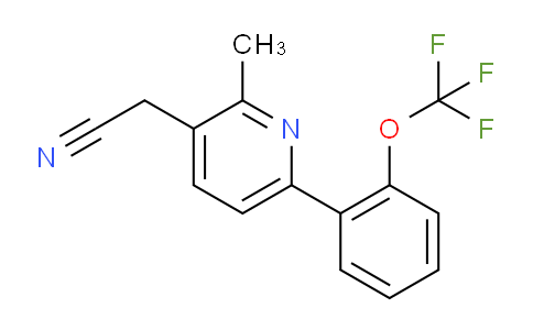 AM29355 | 1261617-97-3 | 2-Methyl-6-(2-(trifluoromethoxy)phenyl)pyridine-3-acetonitrile