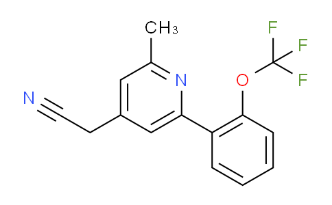 AM29356 | 1261798-65-5 | 2-Methyl-6-(2-(trifluoromethoxy)phenyl)pyridine-4-acetonitrile