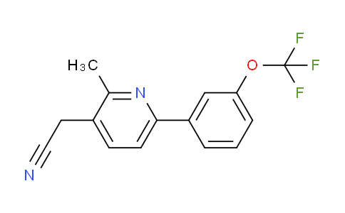 AM29357 | 1261655-84-8 | 2-Methyl-6-(3-(trifluoromethoxy)phenyl)pyridine-3-acetonitrile