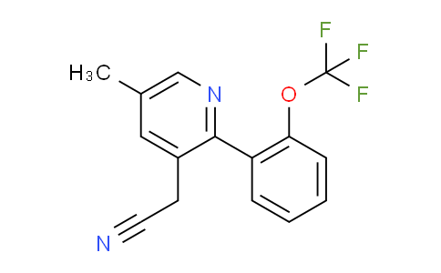 AM29367 | 1261623-54-4 | 5-Methyl-2-(2-(trifluoromethoxy)phenyl)pyridine-3-acetonitrile
