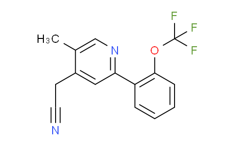 AM29368 | 1261655-88-2 | 5-Methyl-2-(2-(trifluoromethoxy)phenyl)pyridine-4-acetonitrile