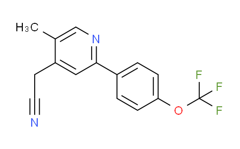AM29372 | 1261832-18-1 | 5-Methyl-2-(4-(trifluoromethoxy)phenyl)pyridine-4-acetonitrile