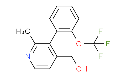 2-Methyl-3-(2-(trifluoromethoxy)phenyl)pyridine-4-methanol