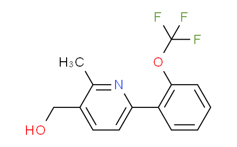 2-Methyl-6-(2-(trifluoromethoxy)phenyl)pyridine-3-methanol