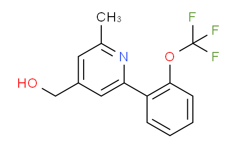 2-Methyl-6-(2-(trifluoromethoxy)phenyl)pyridine-4-methanol