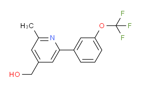 2-Methyl-6-(3-(trifluoromethoxy)phenyl)pyridine-4-methanol