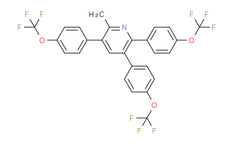 AM29405 | 1261782-80-2 | 2-Methyl-3,5,6-tris(4-(trifluoromethoxy)phenyl)pyridine