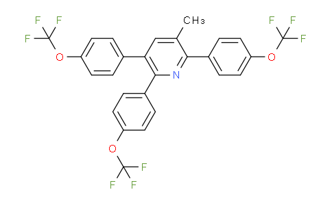 AM29408 | 1261868-17-0 | 3-Methyl-2,5,6-tris(4-(trifluoromethoxy)phenyl)pyridine