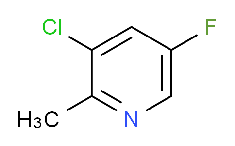 3-Chloro-5-fluoro-2-methylpyridine