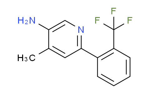 5-Amino-4-methyl-2-(2-(trifluoromethyl)phenyl)pyridine