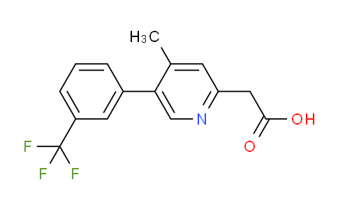 AM29481 | 1261769-46-3 | 4-Methyl-5-(3-(trifluoromethyl)phenyl)pyridine-2-acetic acid