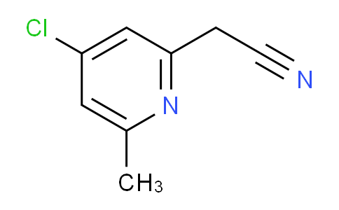 4-Chloro-6-methylpyridine-2-acetonitrile