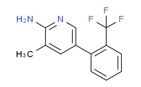 2-Amino-3-methyl-5-(2-(trifluoromethyl)phenyl)pyridine