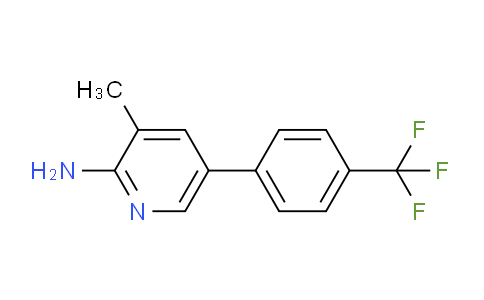 2-Amino-3-methyl-5-(4-(trifluoromethyl)phenyl)pyridine