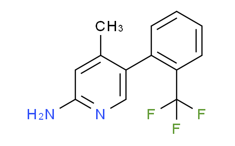 2-Amino-4-methyl-5-(2-(trifluoromethyl)phenyl)pyridine