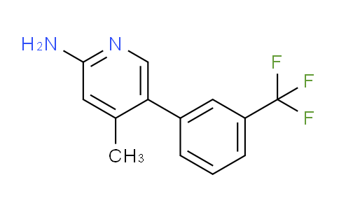 2-Amino-4-methyl-5-(3-(trifluoromethyl)phenyl)pyridine