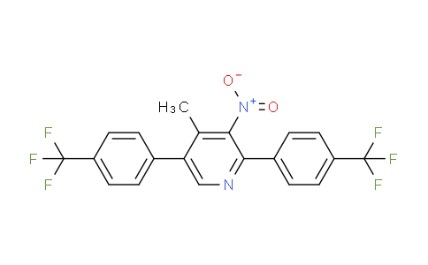 2,5-Bis(4-(trifluoromethyl)phenyl)-4-methyl-3-nitropyridine