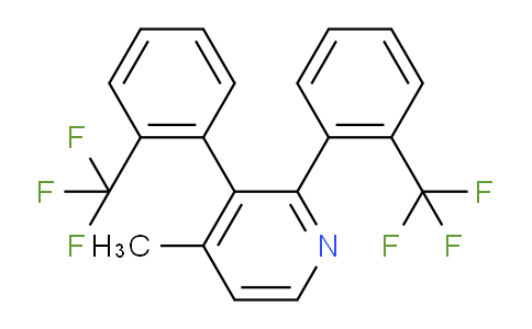 2,3-Bis(2-(trifluoromethyl)phenyl)-4-methylpyridine