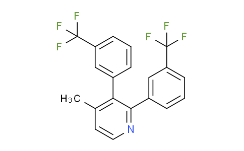 2,3-Bis(3-(trifluoromethyl)phenyl)-4-methylpyridine