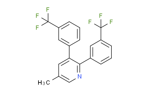 2,3-Bis(3-(trifluoromethyl)phenyl)-5-methylpyridine