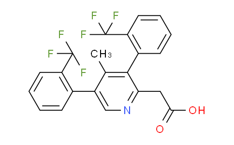 AM29716 | 1261684-37-0 | 3,5-Bis(2-(trifluoromethyl)phenyl)-4-methylpyridine-2-acetic acid