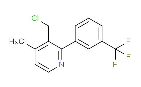 AM29725 | 1261680-00-5 | 3-(Chloromethyl)-4-methyl-2-(3-(trifluoromethyl)phenyl)pyridine