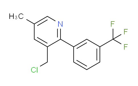 AM29728 | 1261604-24-3 | 3-(Chloromethyl)-5-methyl-2-(3-(trifluoromethyl)phenyl)pyridine